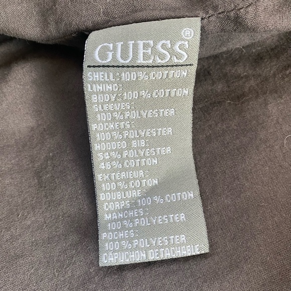𝅺GUESS Men’s Lightweight Cotton Jacket - Picture 8 of 8